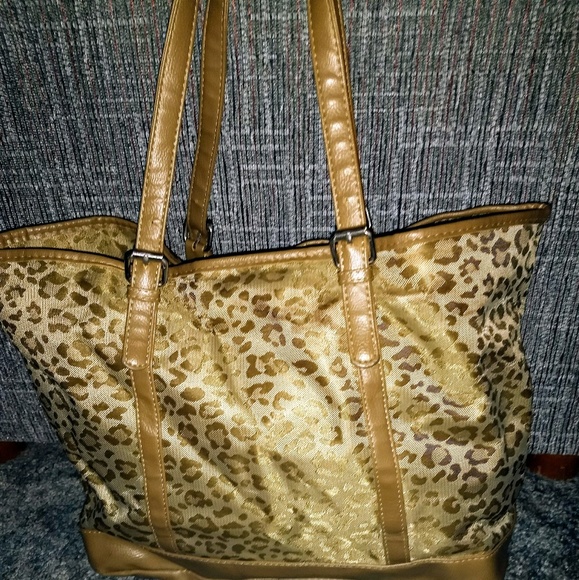 Cheetah print tote bag - Picture 3 of 8